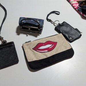 Coach ID/Card holder, Mini Jean purse, Change Purse, Makeup Bag